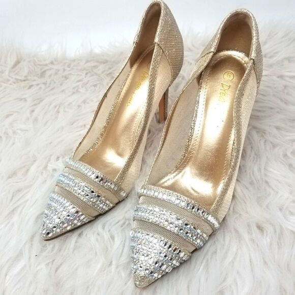Dream Pairs Sparkly Heels. Size 6 - Picture 1 of 16